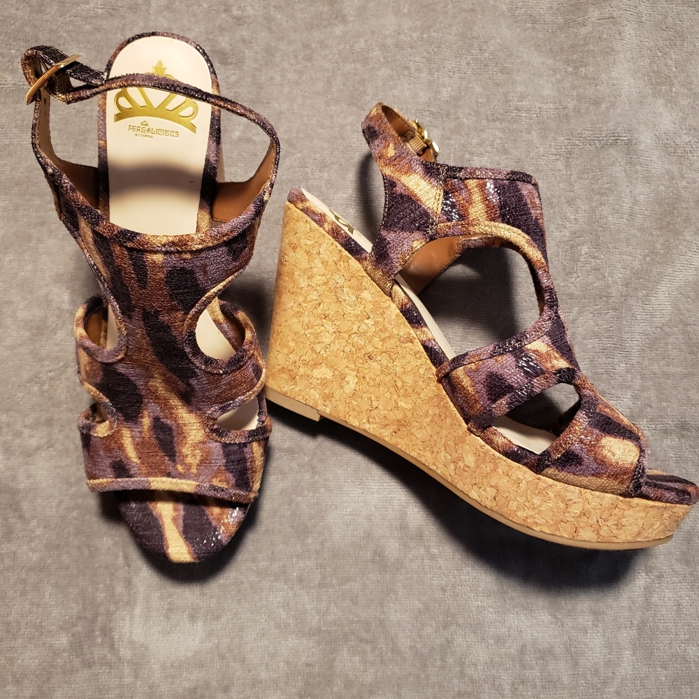 Fergalicious Kenzie Wedge Sandals